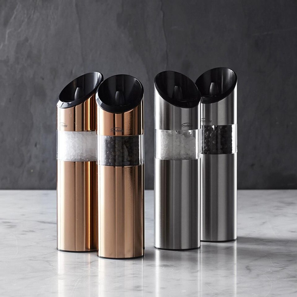 Trudeau Graviti Electric Salt & Pepper Mills, Copper Williams Sonoma AU